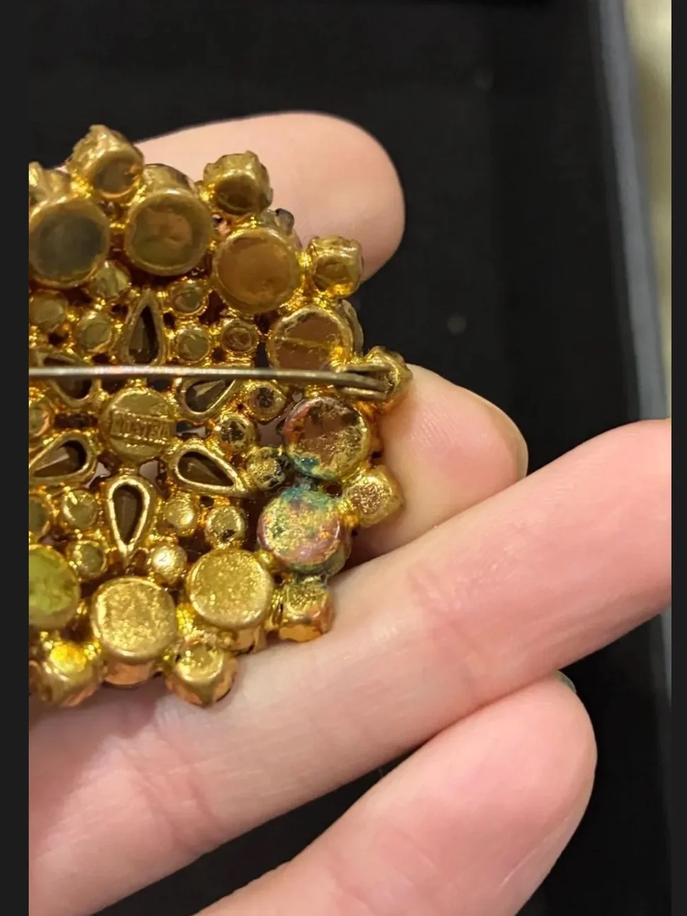 Vintage Austrian Crystal Brooch